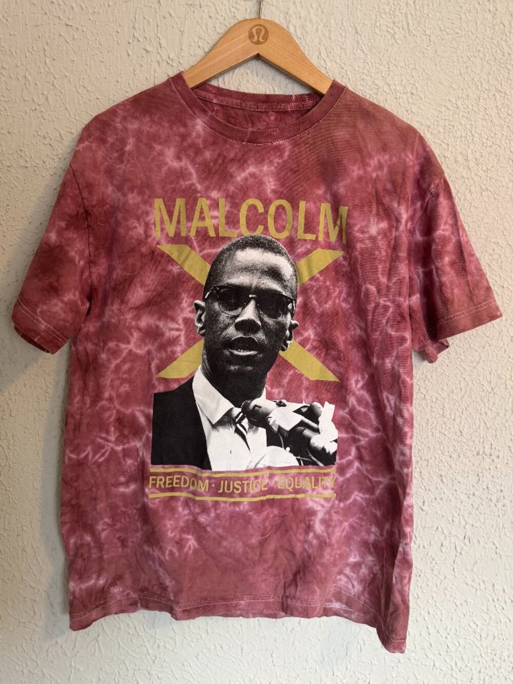 Tie-Dyed Malcolm X T-Shirt